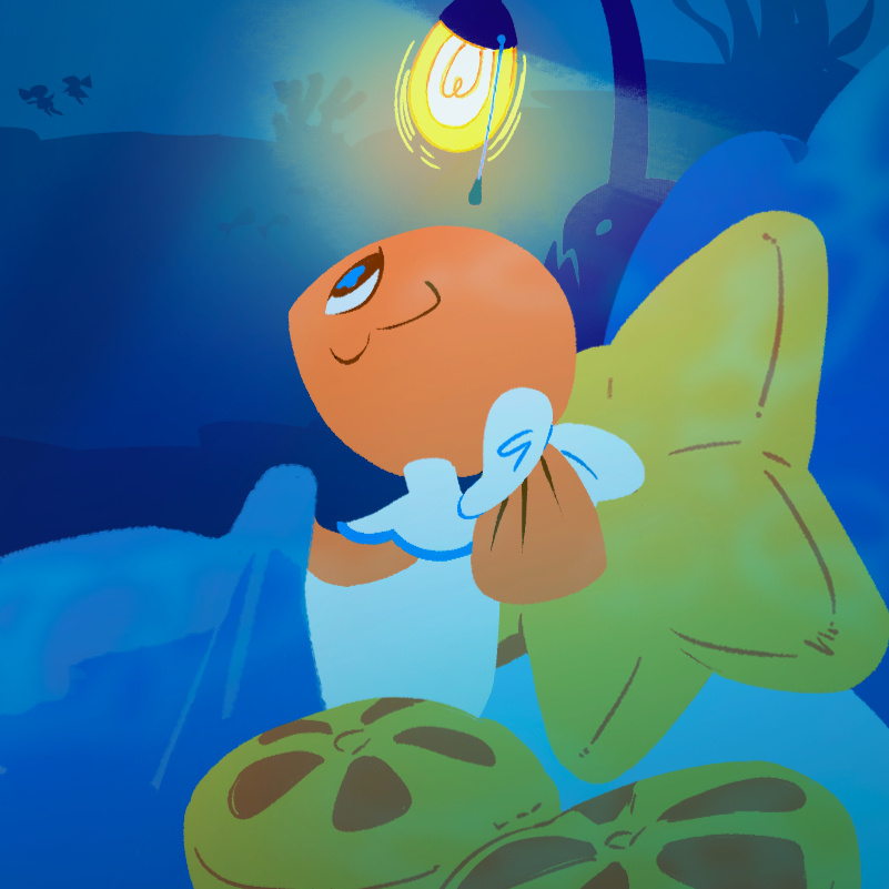 Cover for visual novel, Night by Night