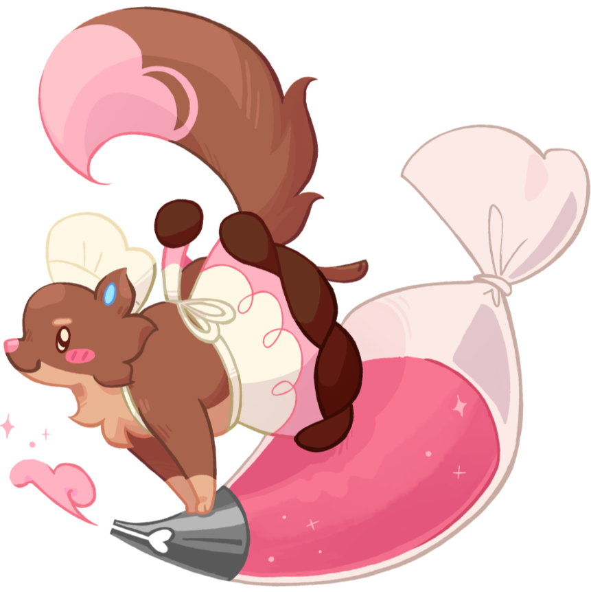 Baker themed pomeranian design